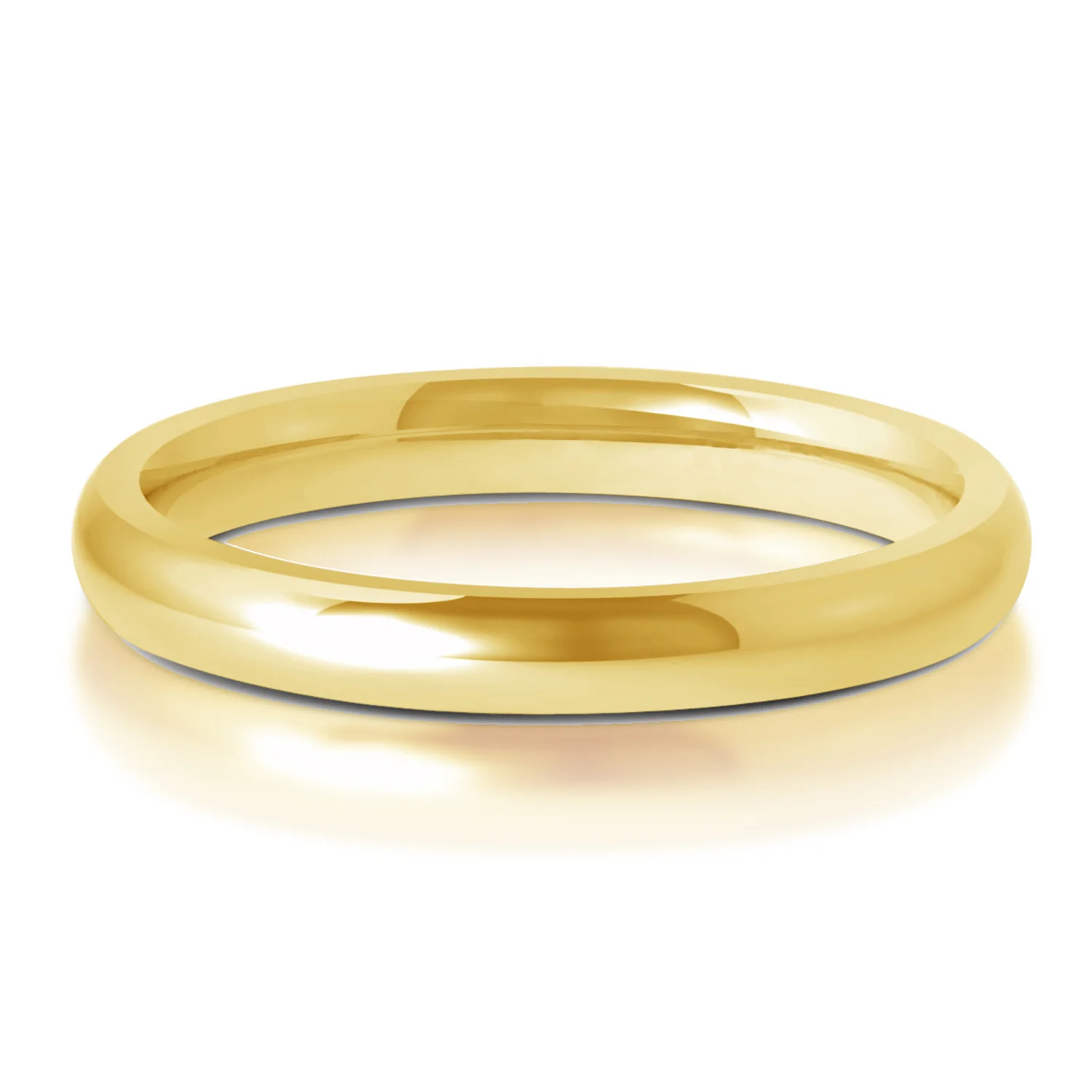 Womens | Classic Ring Comfort Fit | 14K Yellow Gold | 2.5mm