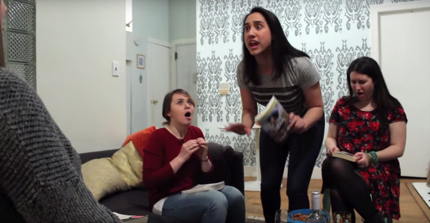 Episode 3 "Book Club"Julia delivers a rant against reading.