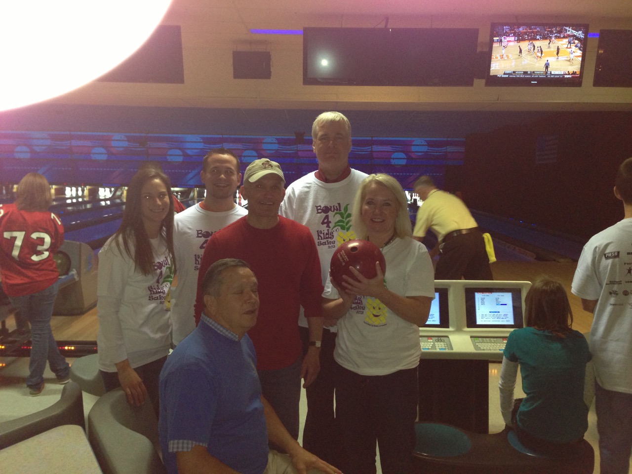 "Bowl for Kids" with fellow Rotarian’s, Dr. & Mrs. Bobby Fisher, Lee Szymborski, Terry Schaucht, Dick Dieffenbach