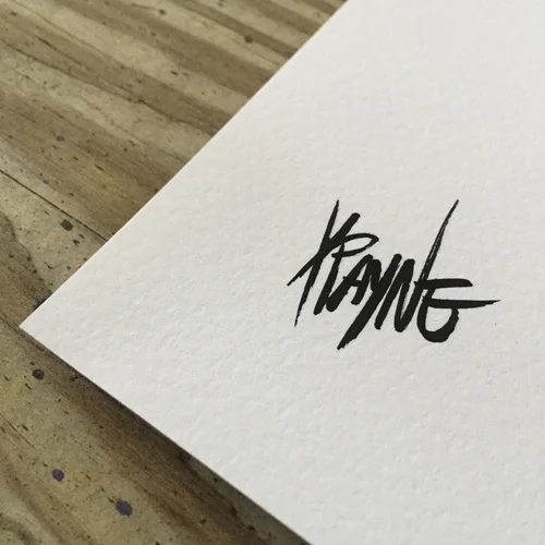 Every print is signed by me!