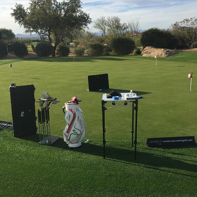 Perfect day for some @edel_golf putter fittings at Estancia Golf Club. Don't forget to get your gift cards to save on your next fitting. 15% off at the link in our bio.
