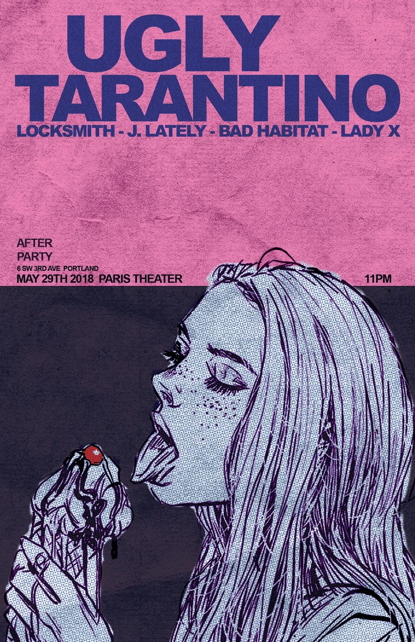 Ugly Tarantino at the Paris Theater, Portland, OR