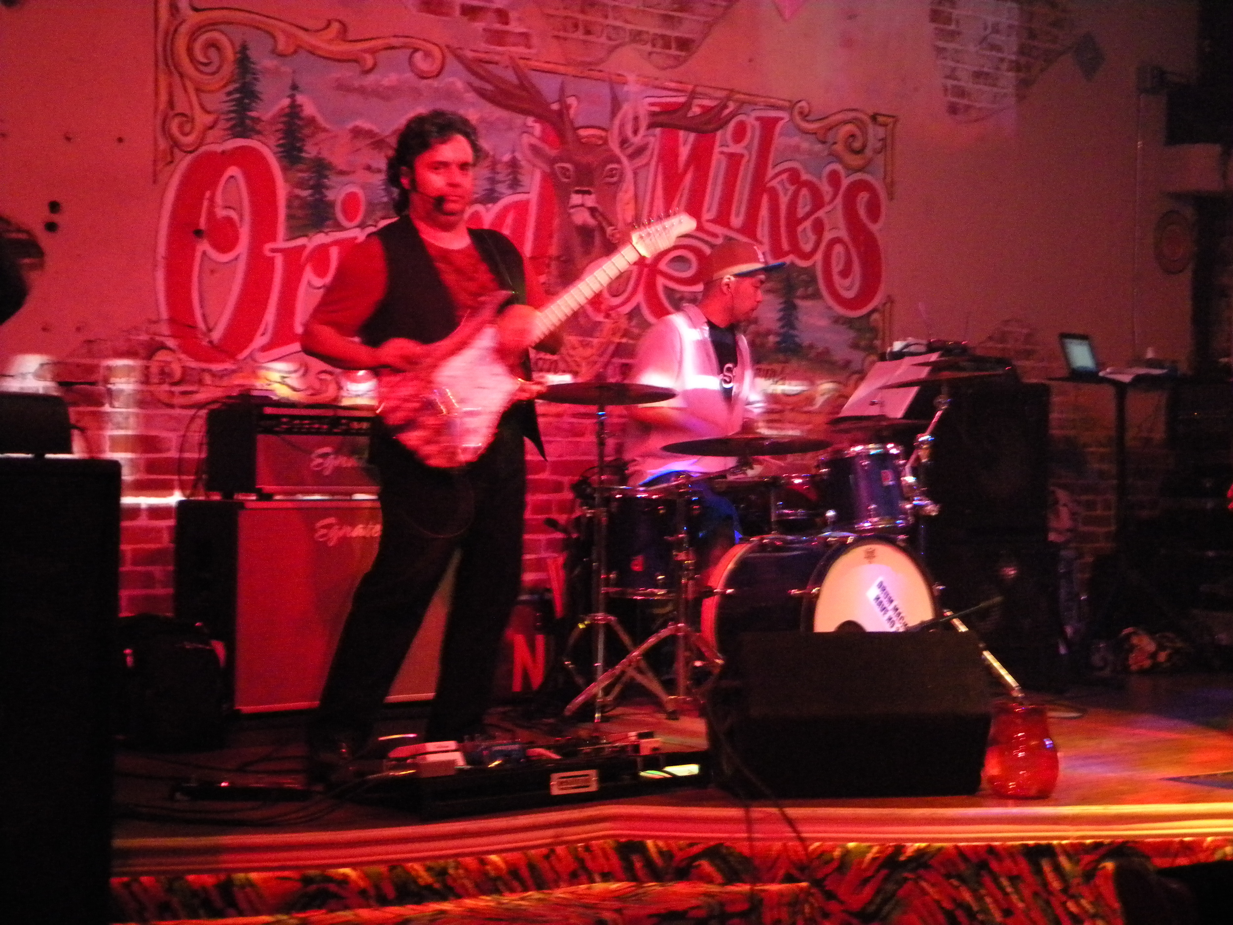  At Original Mike's with L.A. Lyon. 