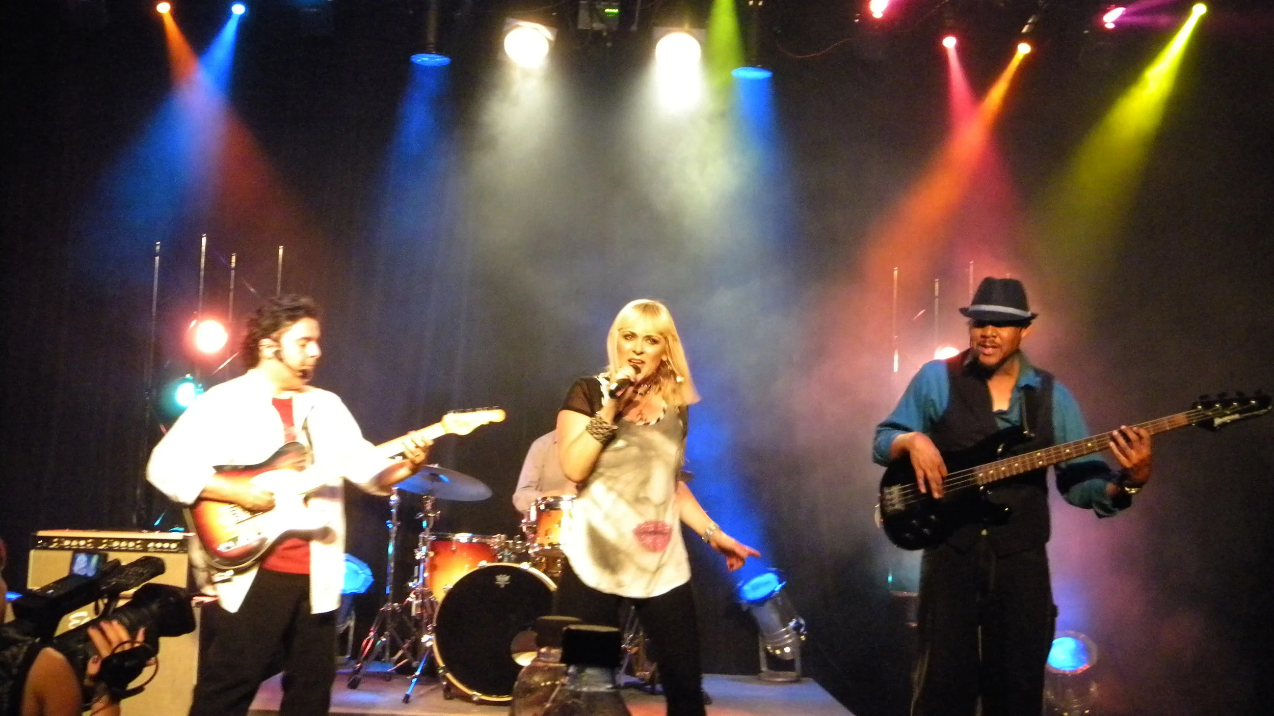  With L.A. Lyon at a video shoot in Las Vegas 2011. 