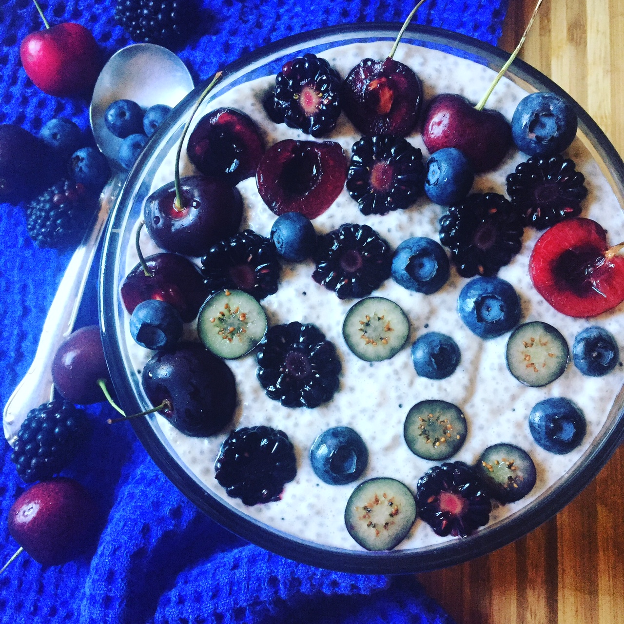 Banana Lover's Chia Pudding This recipe is for the banana lovers. Use the Basic Vanilla Chia Pudding recipe with these changes: substitute one Medjool date with 1-2 ripe frozen bananas (depending on how banana-rich you want your flavor). 