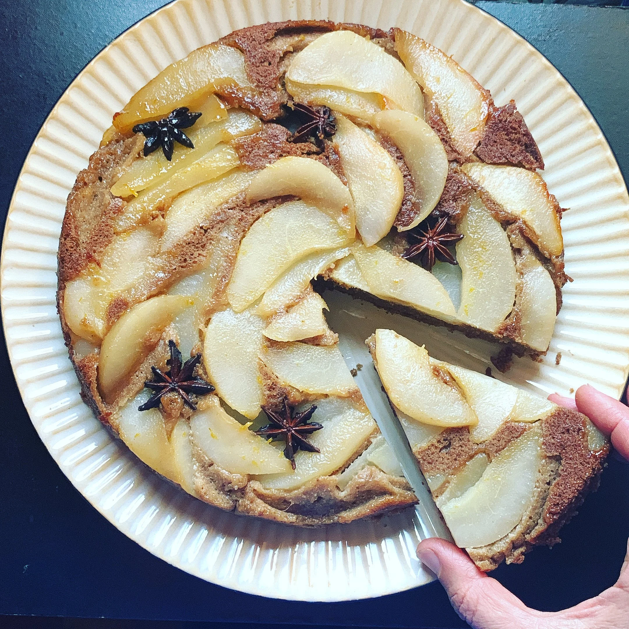 PEAR UPSIDE DOWN CAKE