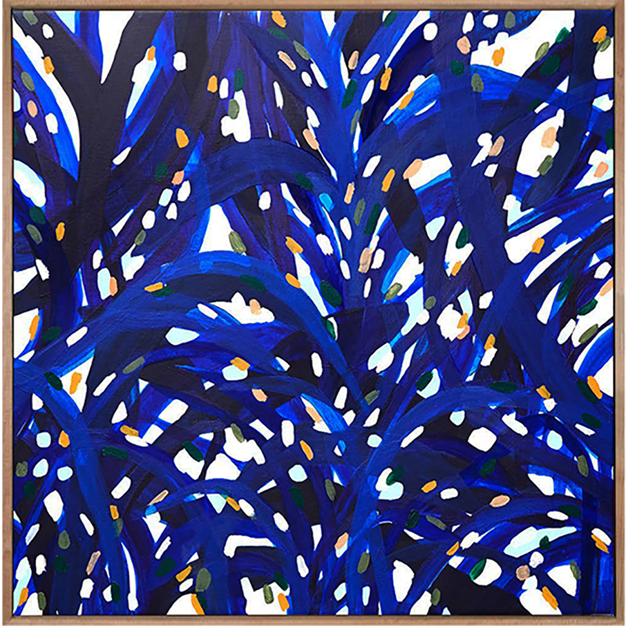 Confetti Jungle acrylic on linen 60 x 60cm