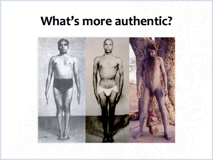 Slide from teacher training course