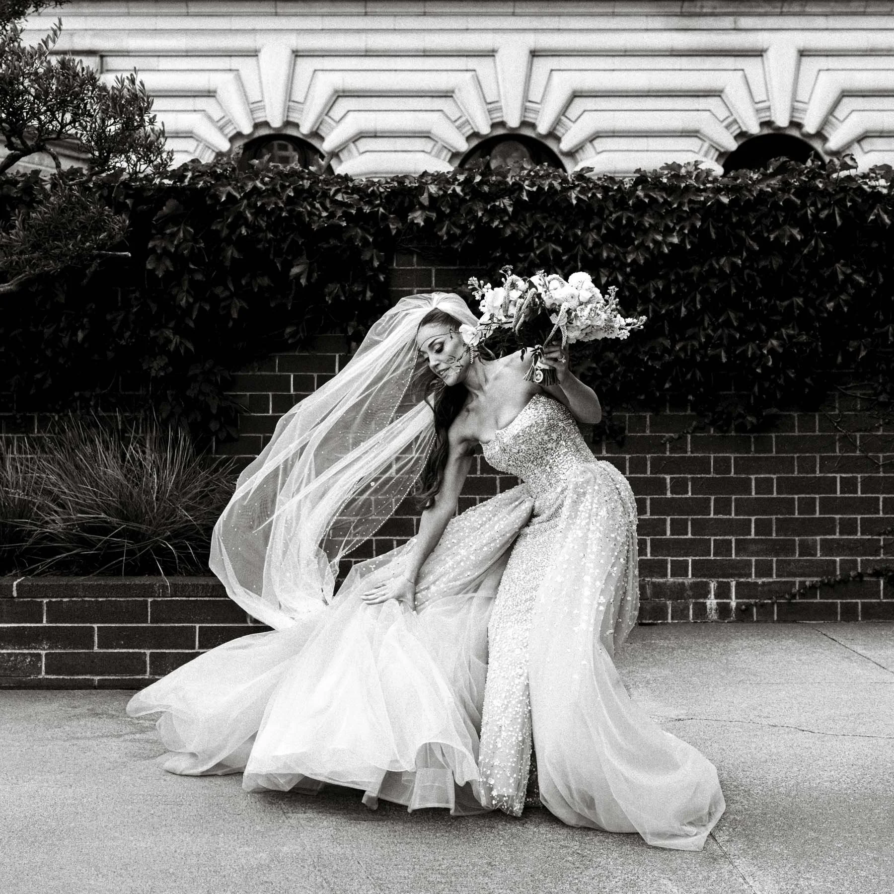Modern but Timeless Drone Wedding Photography | San Francisco Bay Area | Los Angeles | Napa Valley