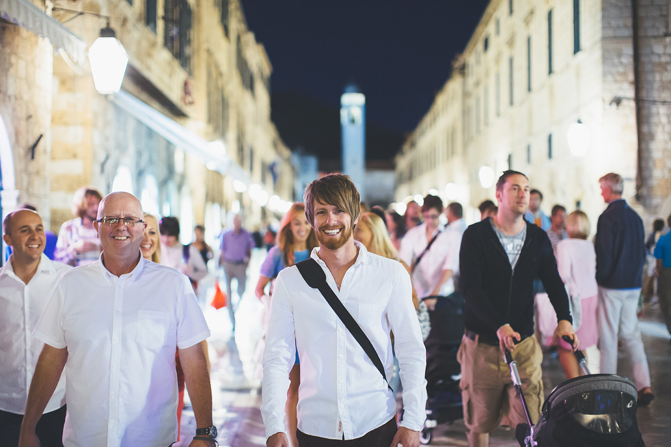 One of a set of images taken at this chic destination Wedding of Jenna & Nick. The stylish old town of Dubrovnik, Croatia.  Photography by Matt Porteous