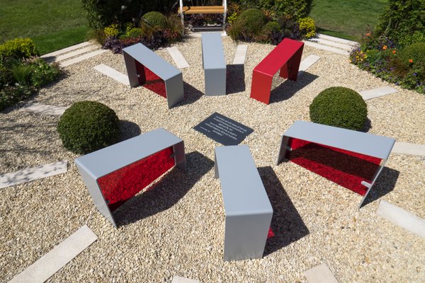 The Primrose Hospice Show Garden designed by Martyn Wilson and sponsored by Kendrick Homes. Image: Wilson Associates Garden Design