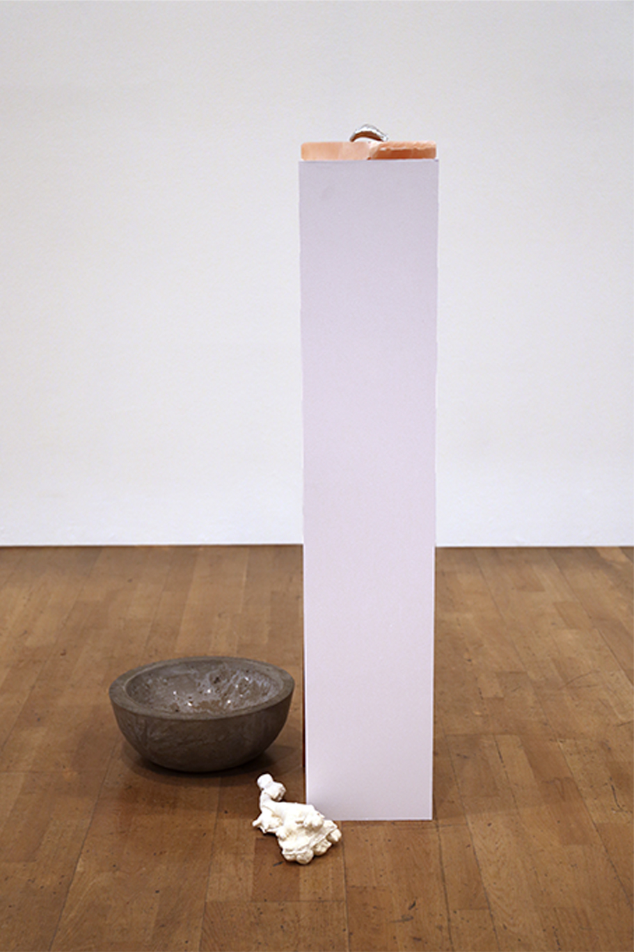    Making Sense of Stone , &nbsp;himalayan salt, aluminous cement, plaster, pewter, copper, lava salt, 2015 