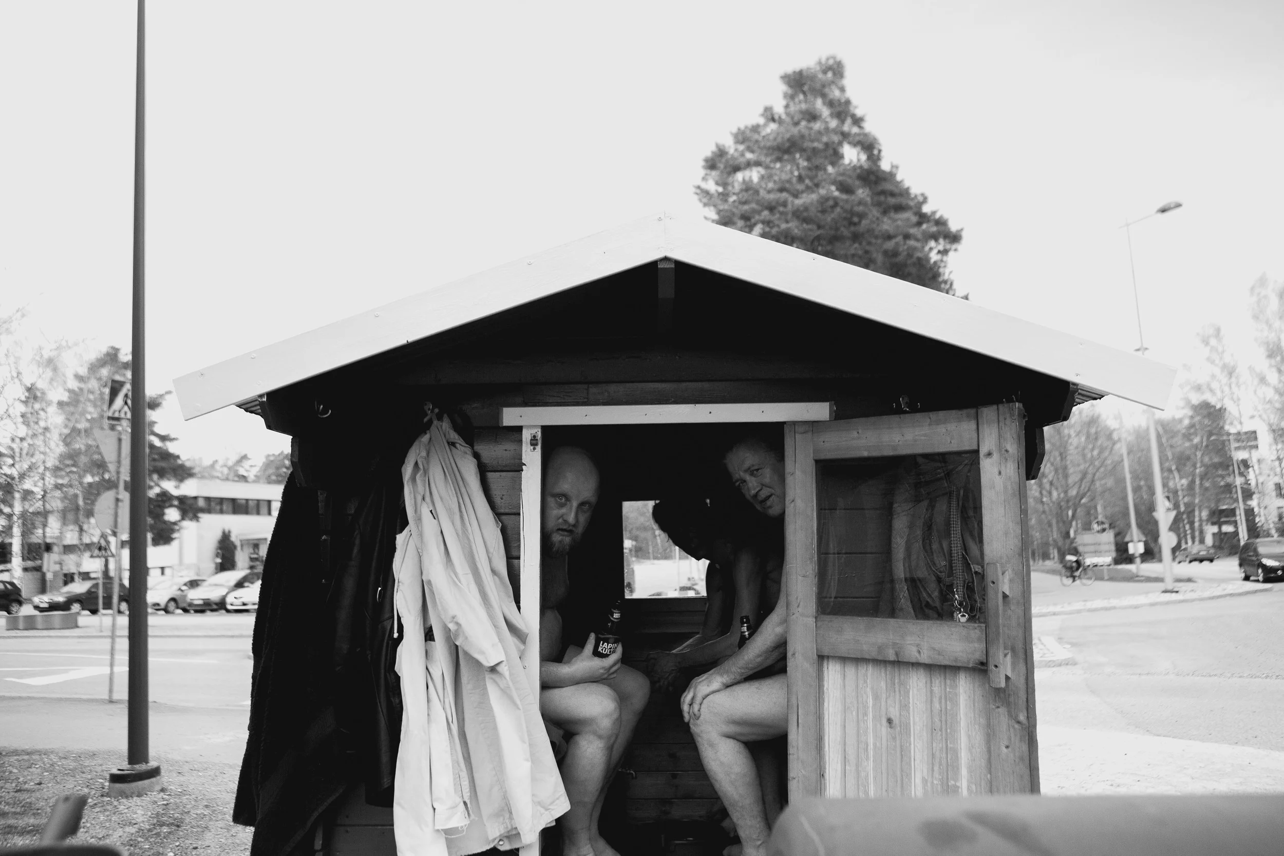 Sauna trailer. Espoo, 2014. 