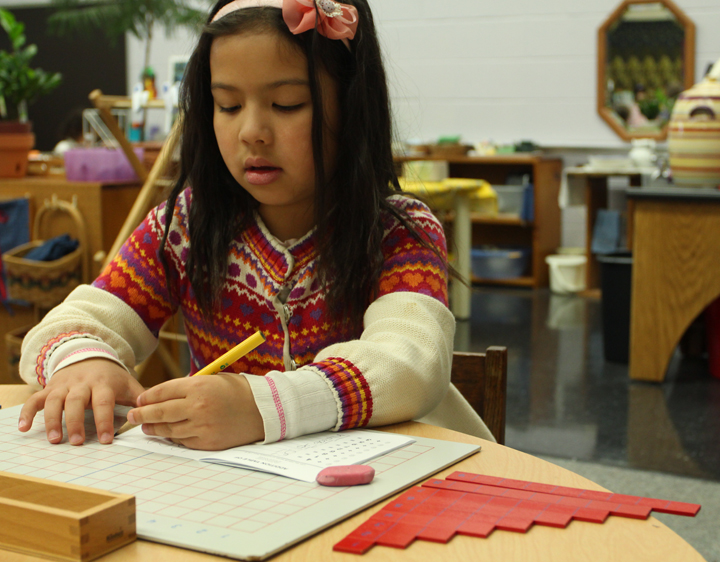  Math – Montessori materials illustrate&nbsp;math concepts brilliantly. Each function is&nbsp;expressed with hands-on manipulatives so that children can approach mathematics in a physical sense. As children become more advanced, the materials aide th