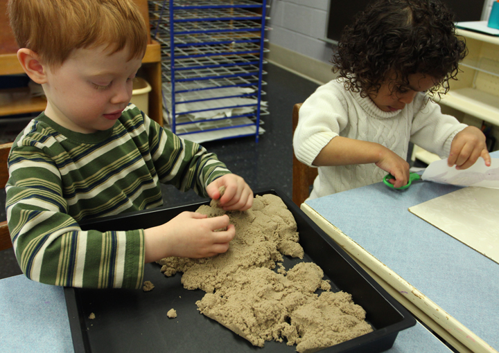  Sensorial – Children use their hands to explore and understand the world around them. Hands-on materials are prevalent&nbsp;in a Montessori classroom. This&nbsp;area allows&nbsp;children to explore using all of their senses. 