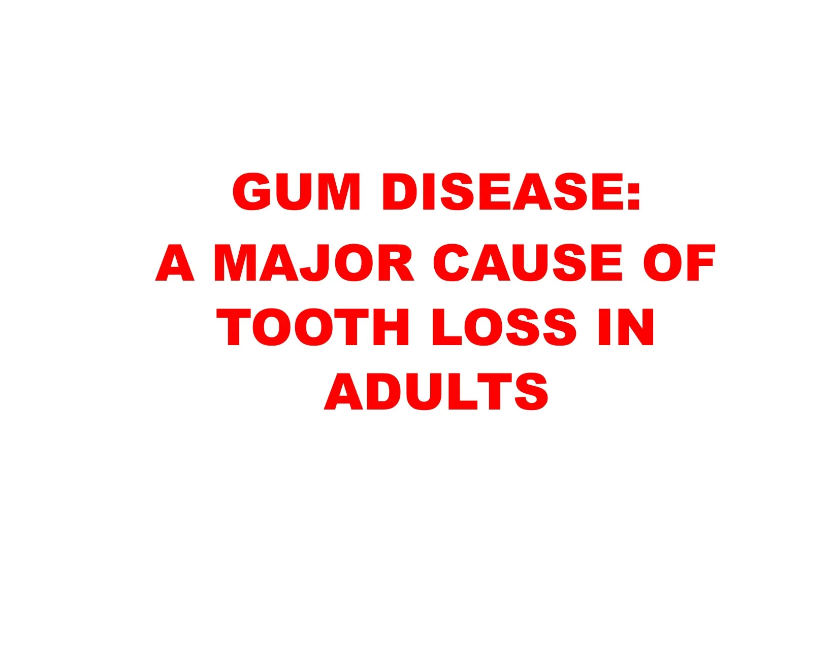 Why you should find out if you might have gum disease