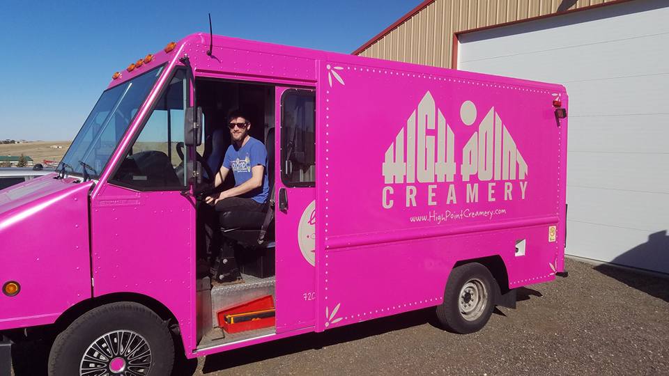 Hihg Point creamery ice cream truck