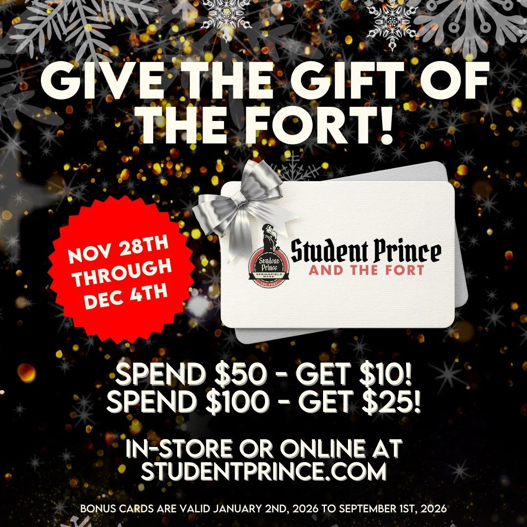Student Prince Bonus Cards are here! Give more, spend less this holiday season 🎁
Spend $50 ➡️ Get $10
Spend $100 ➡️ Get $25

Available in-store or online!
BUY NOW!! The link is in our bio!
Start saving now through December 4th!
Give the gift of The 