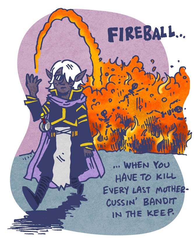 Gral got a chance to use a new spell. It's kinda the best!