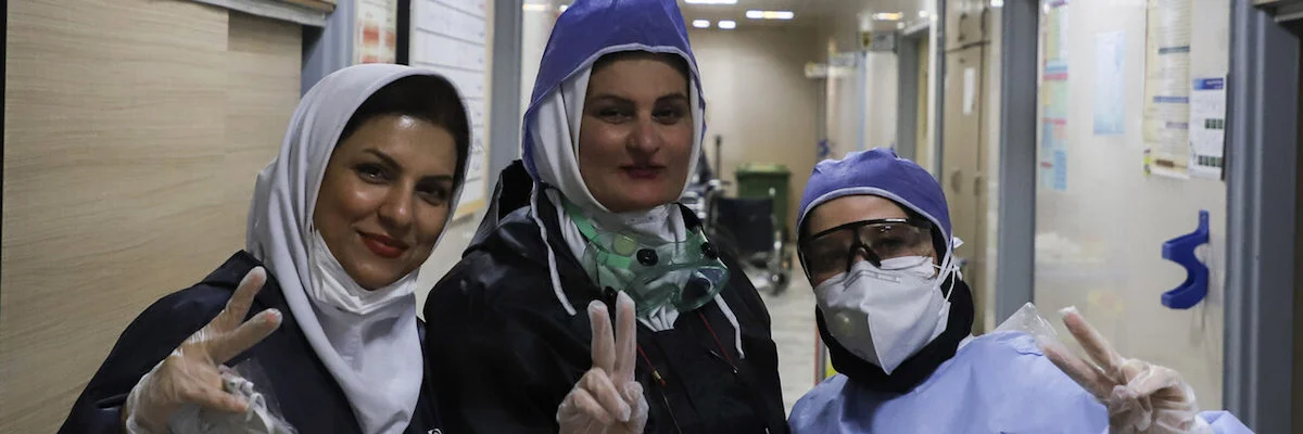 Hospital Dance Clips Lighten Coronavirus Gloom in Hard-hit Iran