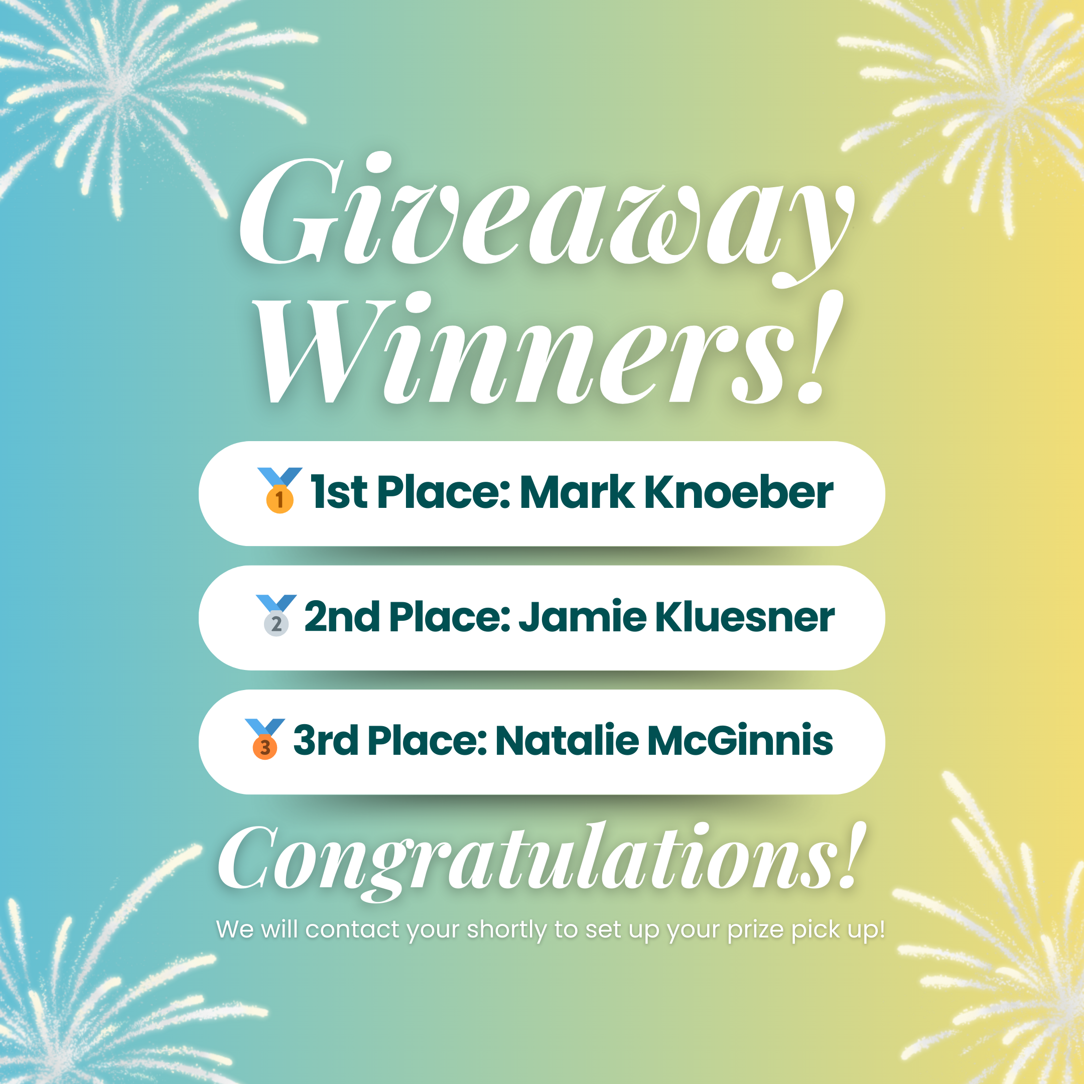 Teal Modern Giveaway Winner Instagram Post.png