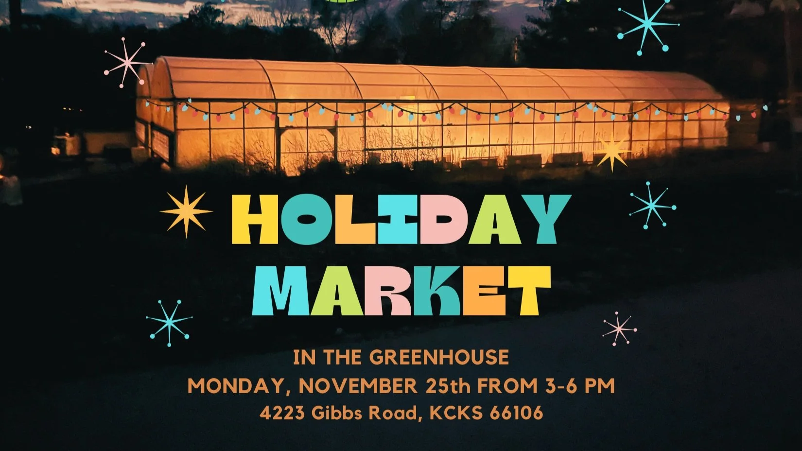 Holiday Market at KC Farm School at Gibbs Road