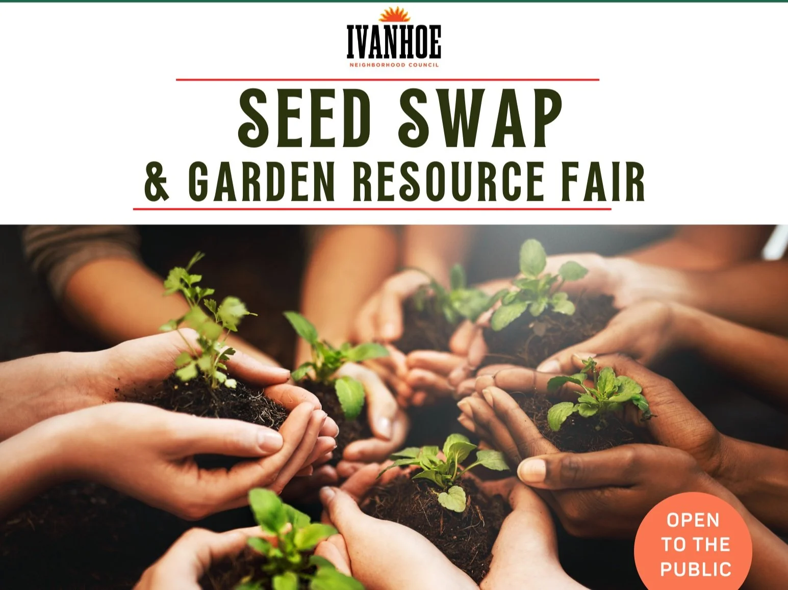 Ivanhoe Neighborhood Seed Swap & Garden Resource Fair