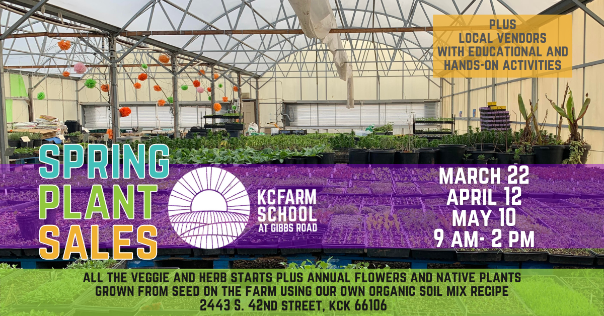 KC Farm School Plant Sale May 10