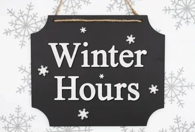 Winter Hours Notice