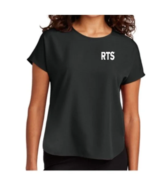 RTS Mercer+Mettle® Crepe Crew - Black