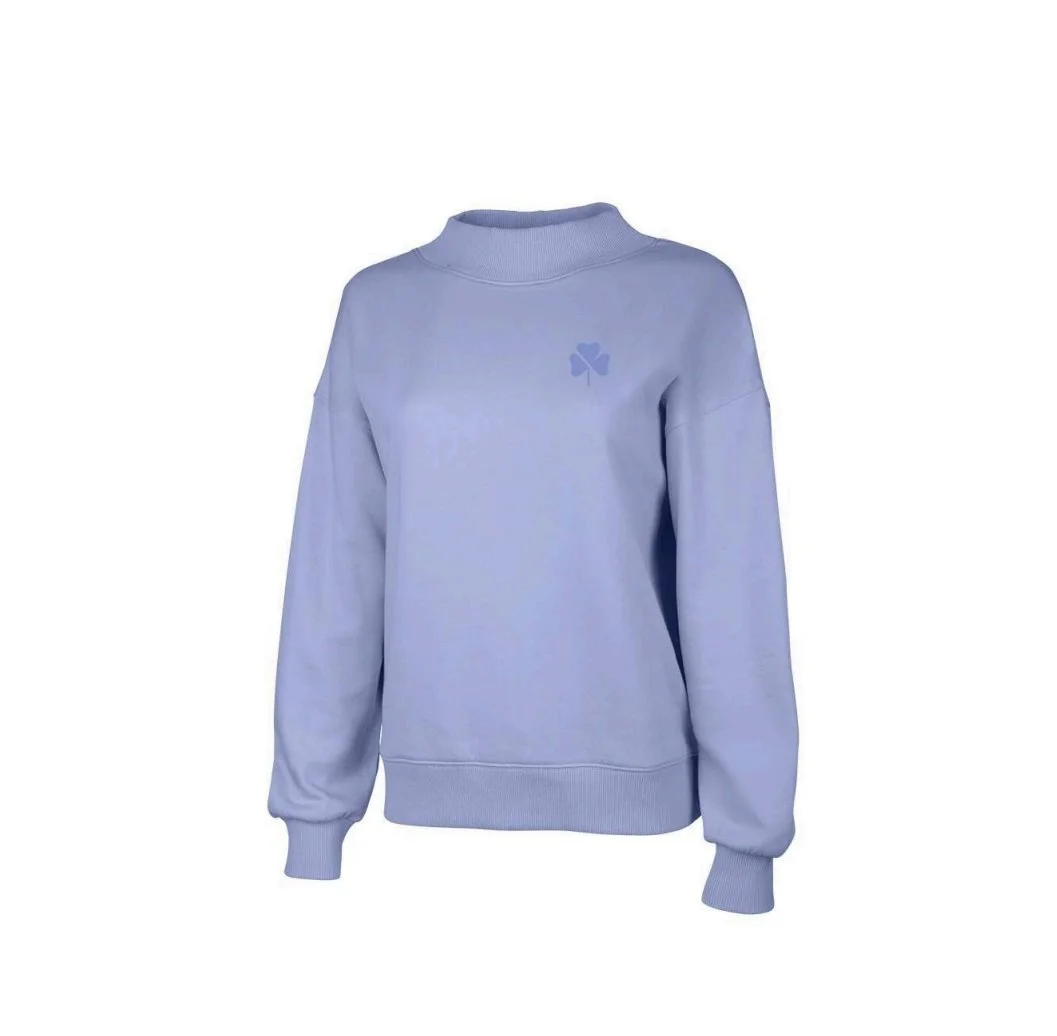 Shamrock - Lavender Mock Neck Sweatshirt