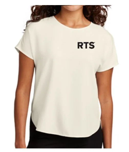 RTS Mercer+Mettle® Crepe Crew -  Ivory