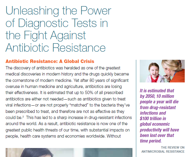 Unleashing the Power of Diagnostic Tests in the Fight Against Antibiotic Resistance