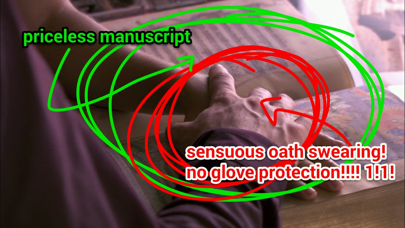 Fig. 2. You don't know where those hands have been. I swear I see oil and dermal debris. 