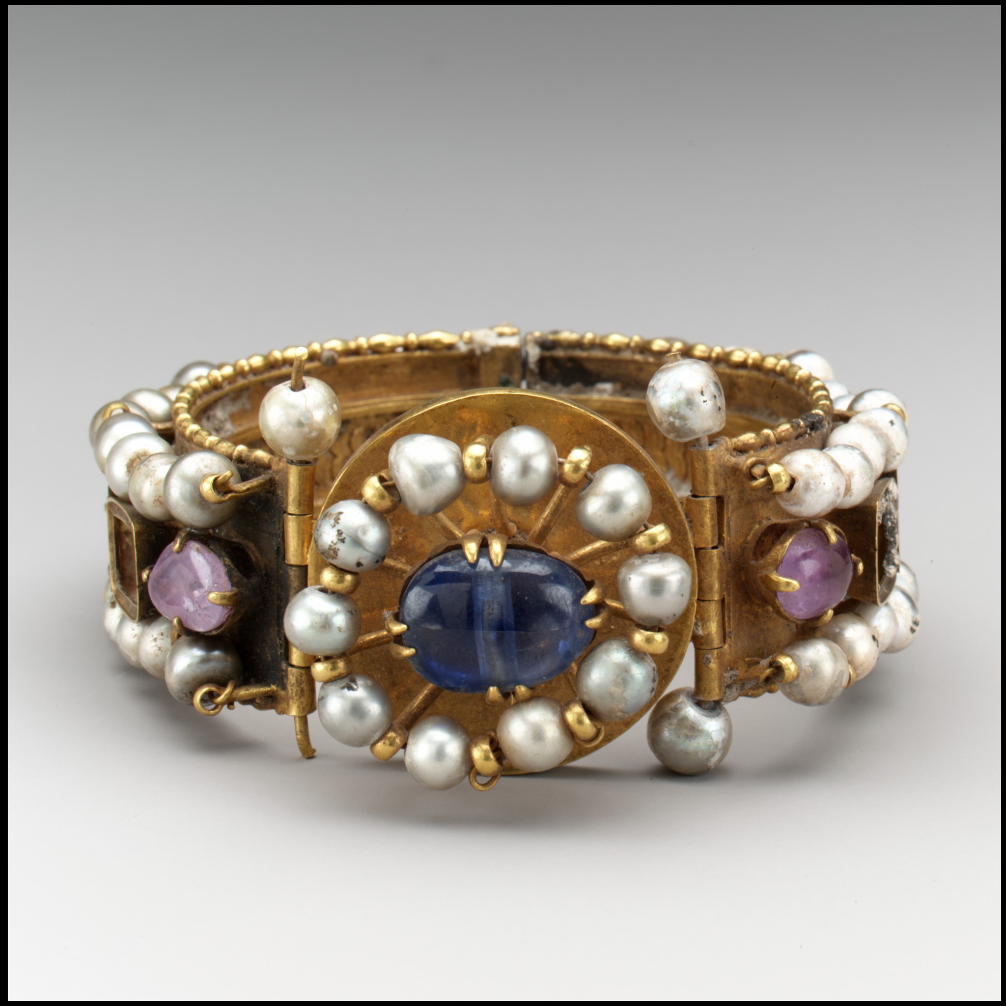 .Jeweled Bracelet (one of pair) Details as at 3 . License: CC0 1.0