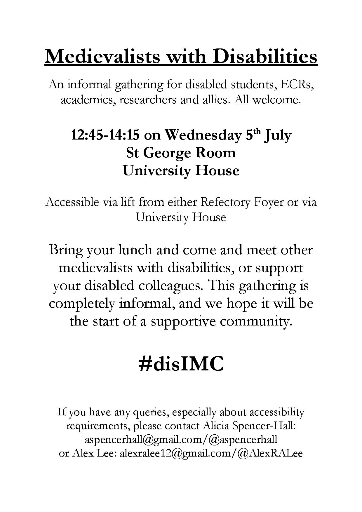 Please feel free to share this #disIMC poster!