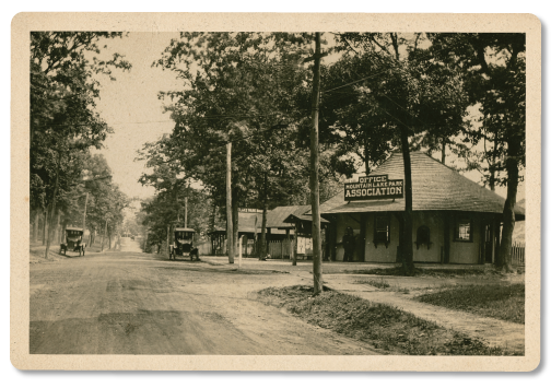 The Trader’s Tent will be on G Street, across from the original, Ticket Booth (circa 1900)