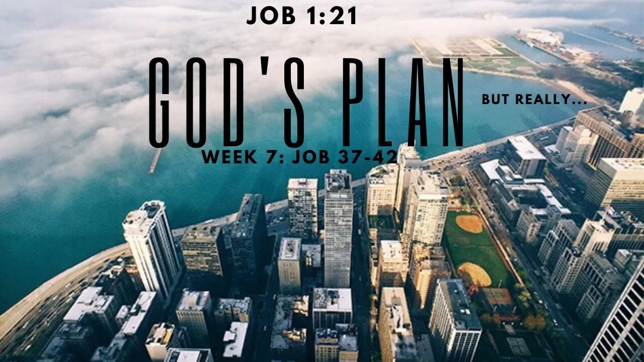God’s Plan… But really… Week 7: Job 37-42