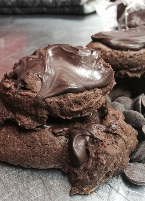 Paleo Dark Chocolate Coconut Cookies