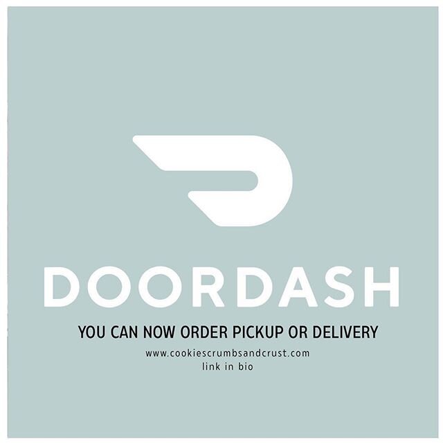 We Are Officially On Doordash ✔️ .
.
Click Link 
https://www.doordash.com/store/cookies-crumbs-and-crust-industrial-blvd-colleyville-989623/en-CA
.
.
#CookiesCrumbsandCrust 
#DoordashDallas #SouthlakeTX #DallasTX #FortWorthTX