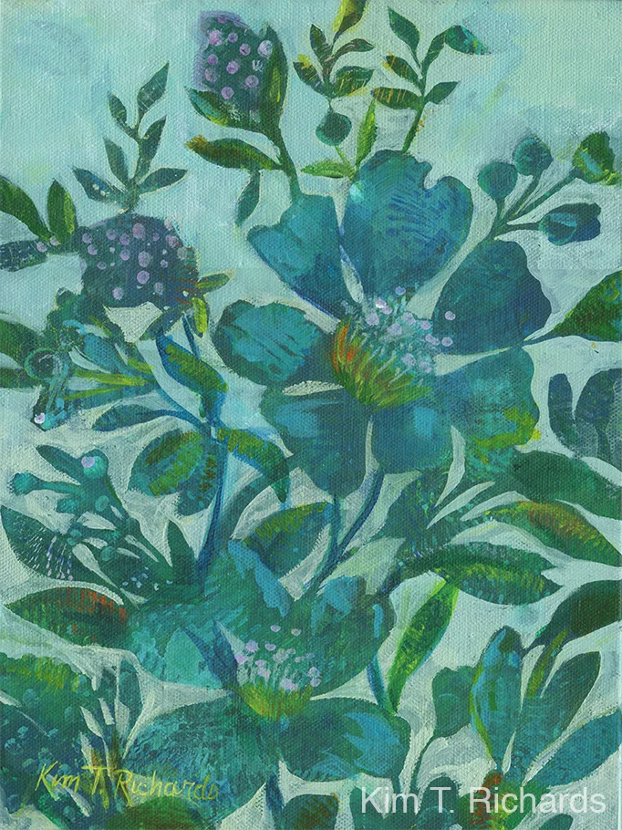Tranquility 8x10" acrylic on gallery wrap canvas Available $125