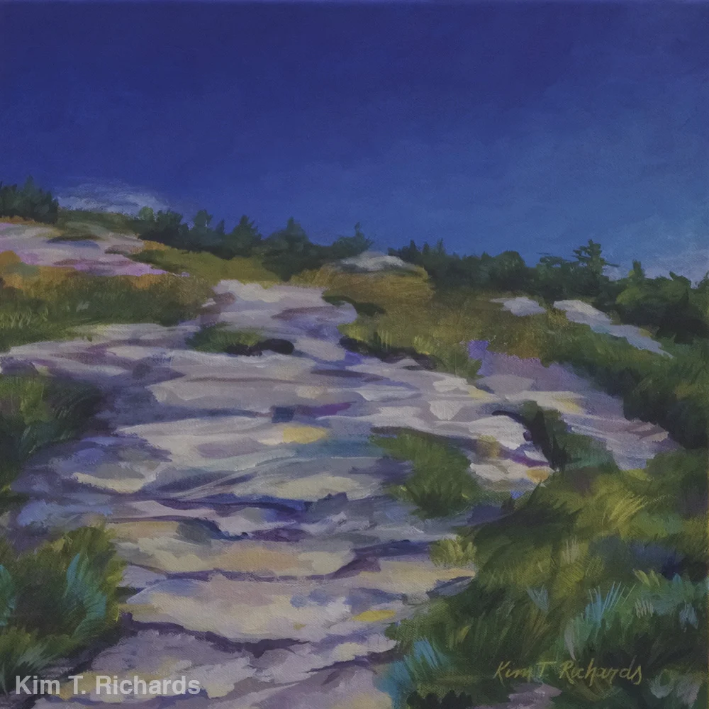 The Road Ahead 16 x 16" Acrylic on gallery wrap canvas