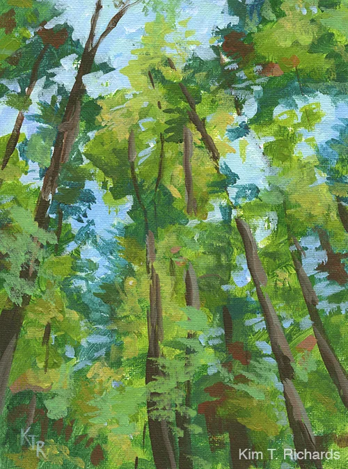 Armstrong's Giants 6x8" acrylic on canvas panel $70 unframed