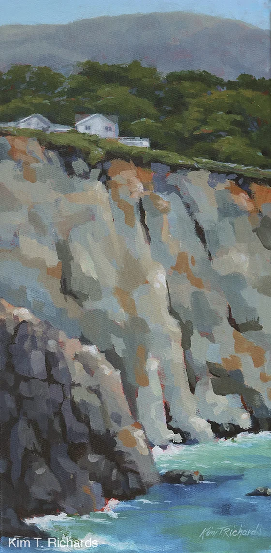 On the Edge 12x24" acrylic on gallery wrapped canvas $325