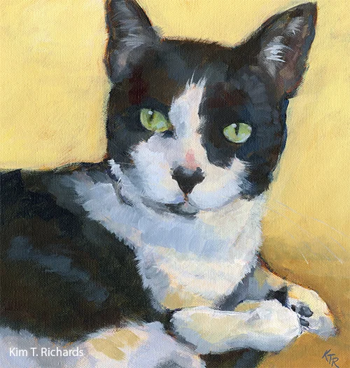 Levi - 12 x 12” acrylic - not for sale