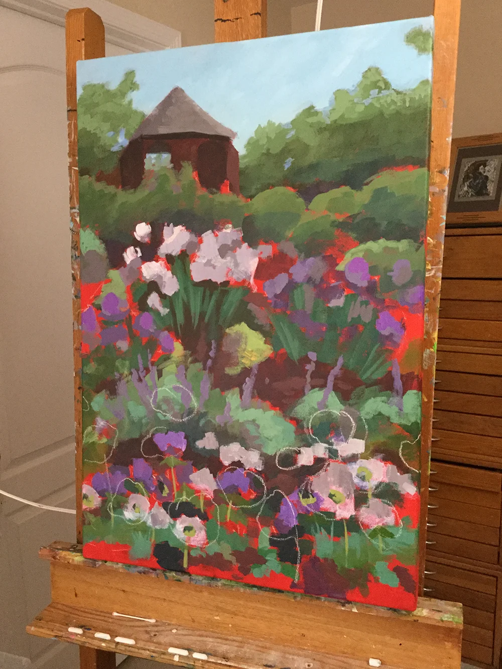 enlarging the anemones