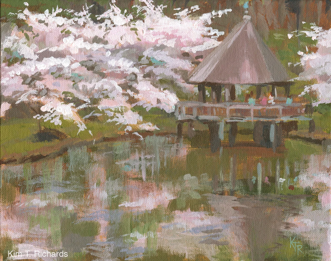 Meadowlark Reflections 10 x 8” acrylic on canvas panel SOLD