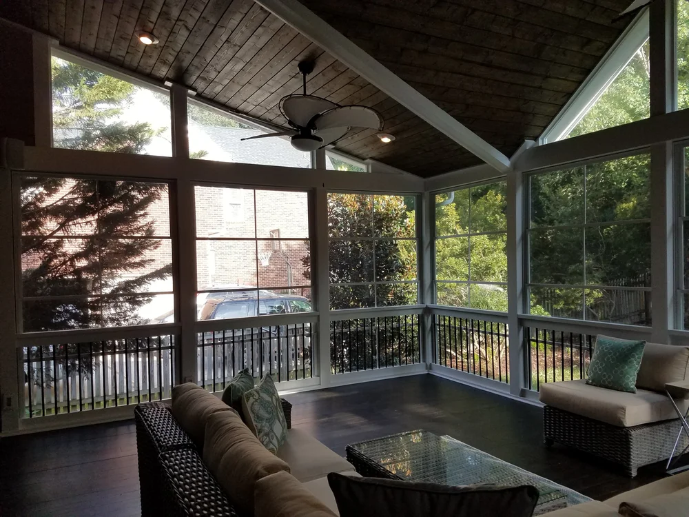 Eze-Breeze Porch Project | DeckScapes, Inc. Design
