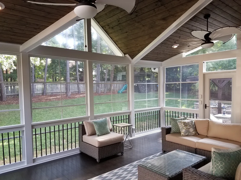 Eze-Breeze Porch Project | DeckScapes, Inc. Design
