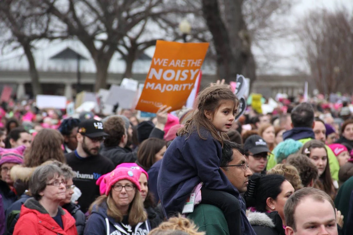 Waking The Sleeping Giant was on the scene at the Women's March on Washington. January 21, 2017.